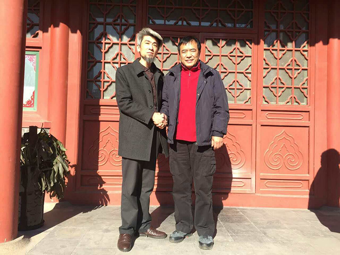 冯振与著名演员张京生 副本.JPG